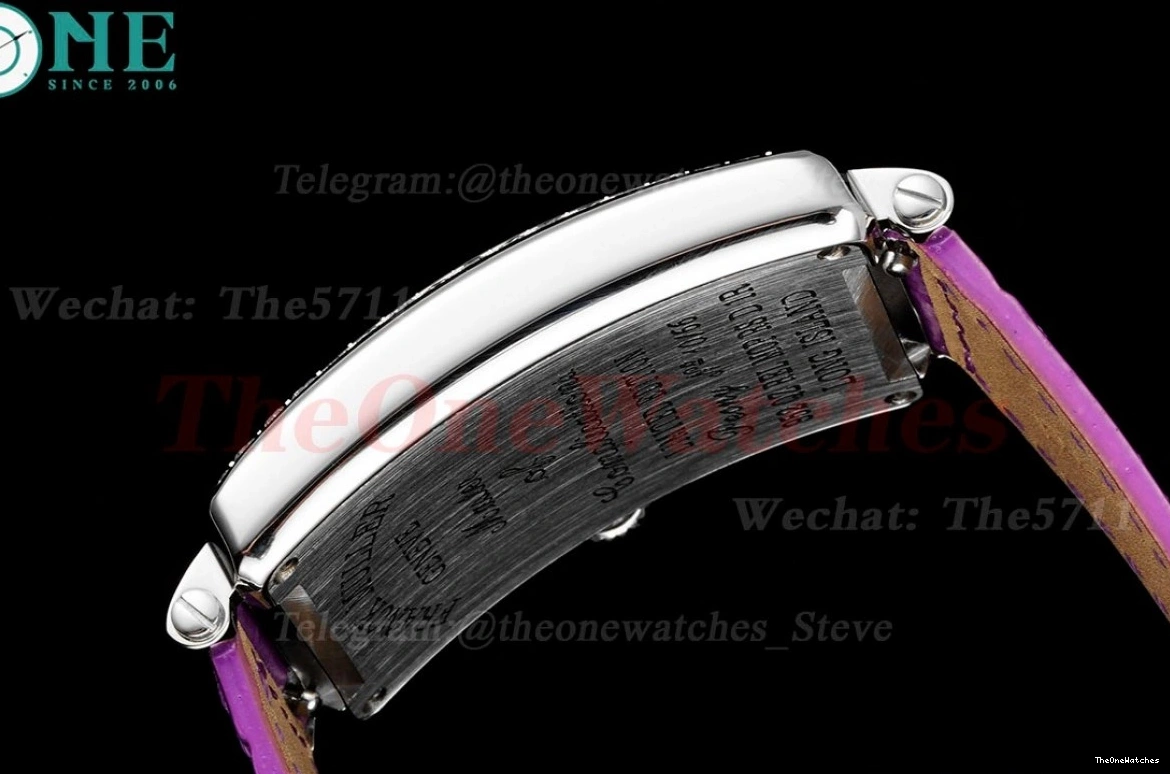 White LE Quartz Diamond Long APSF Island SS Ladies Bezel Dial 0109